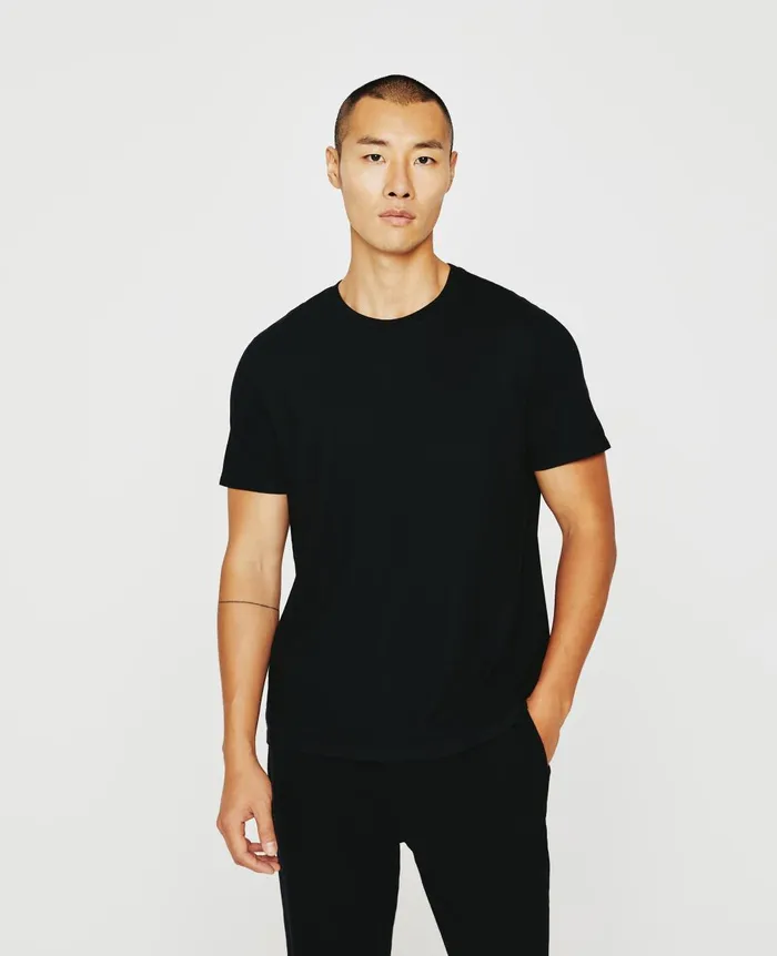 Bryce Crew Pack Essential True Black Men AG Jeans Tees Bryce Crew Pack Essential True Black Men AG Jeans Tees
