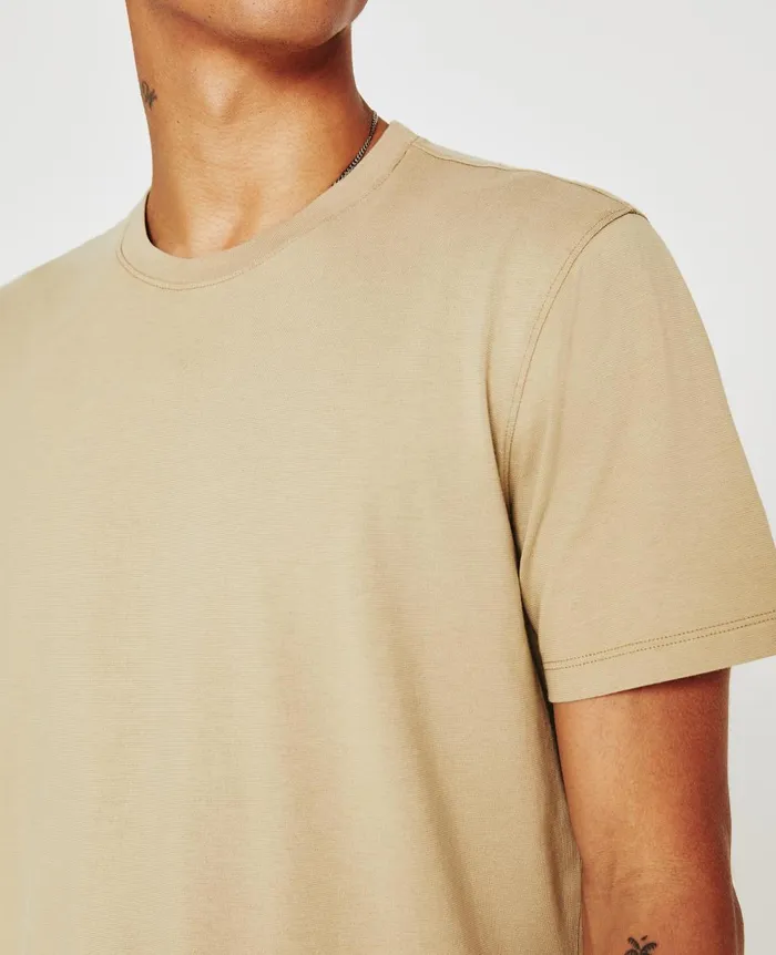 Bryce Crew Ravine Beige Men AG Jeans Tees Bryce Crew Ravine Beige Men AG Jeans Tees
