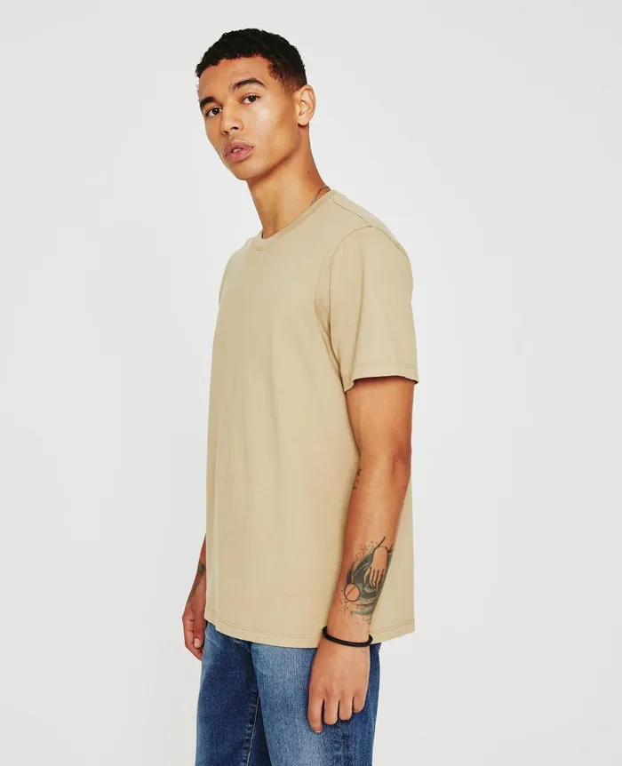 Bryce Crew Ravine Beige Men AG Jeans Tees Bryce Crew Ravine Beige Men AG Jeans Tees