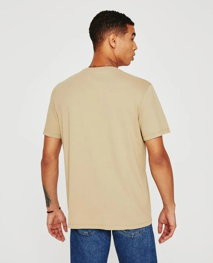Bryce Crew Ravine Beige Men AG Jeans Tees Bryce Crew Ravine Beige Men AG Jeans Tees
