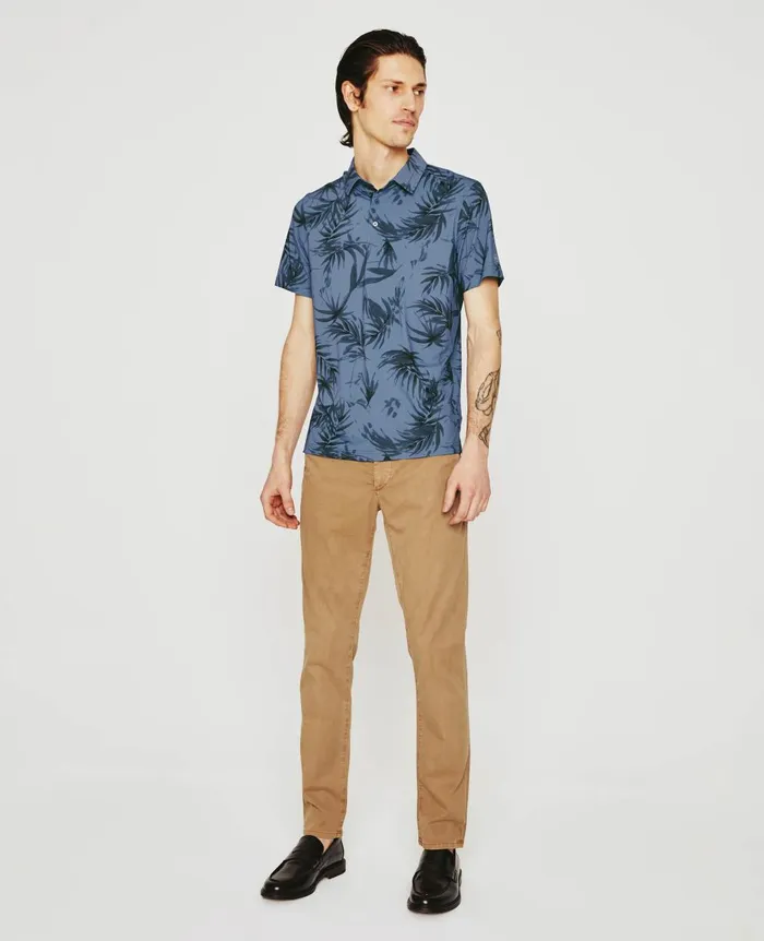 Bryce Polo Breeze Indigo Multi Men AG Jeans Polos Bryce Polo Breeze Indigo Multi Men AG Jeans Polos