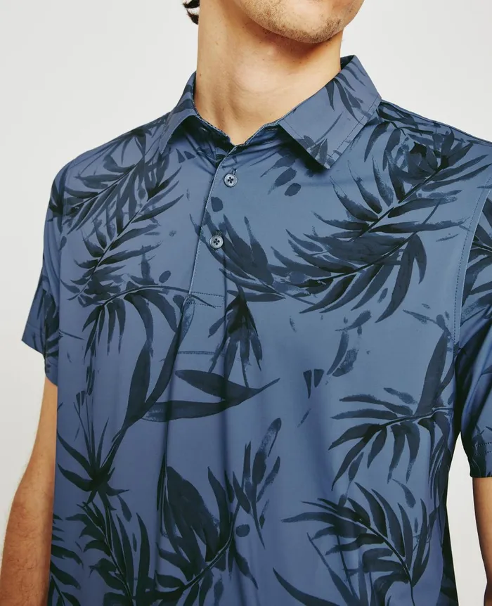 Bryce Polo Breeze Indigo Multi Men AG Jeans Polos Bryce Polo Breeze Indigo Multi Men AG Jeans Polos