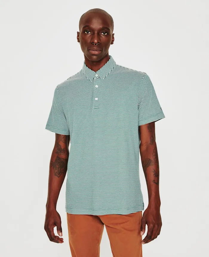 Bryce Polo Ocean Stoneivory Dust Men AG Jeans Polos