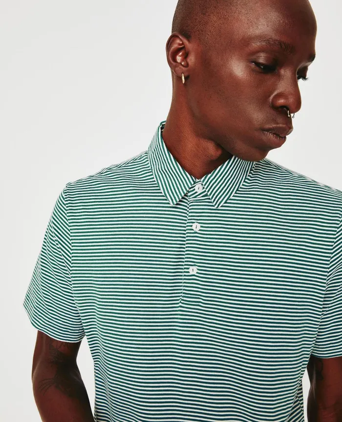 Bryce Polo Ocean Stoneivory Dust Men AG Jeans Polos Bryce Polo Ocean Stoneivory Dust Men AG Jeans Polos