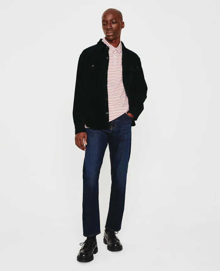 Bryce Polo True Whiteautumn Rose Men AG Jeans Polos Bryce Polo True Whiteautumn Rose Men AG Jeans Polos