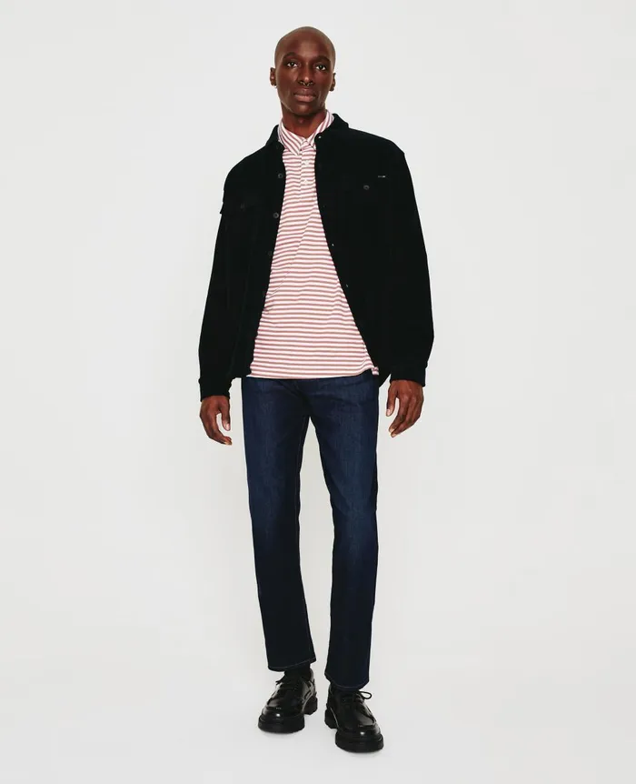 Bryce Polo True Whiteautumn Rose Men AG Jeans Polos Bryce Polo True Whiteautumn Rose Men AG Jeans Polos