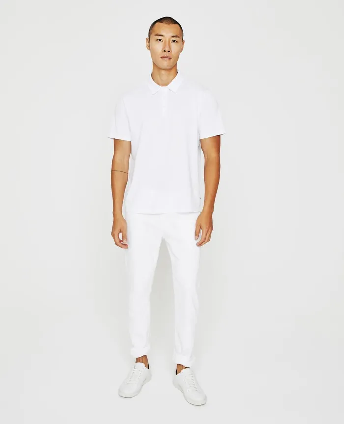 Bryce Polo True White Men AG Jeans Polos Bryce Polo True White Men AG Jeans Polos