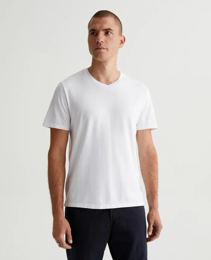 Bryce Vee True White Men AG Jeans Tees