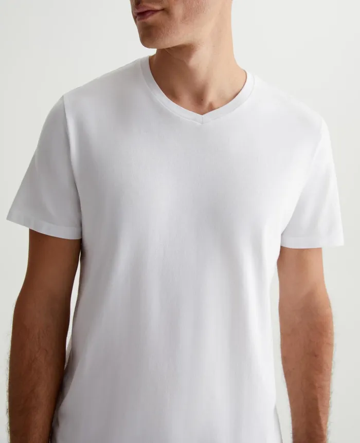 Bryce Vee True White Men AG Jeans Tees Bryce Vee True White Men AG Jeans Tees