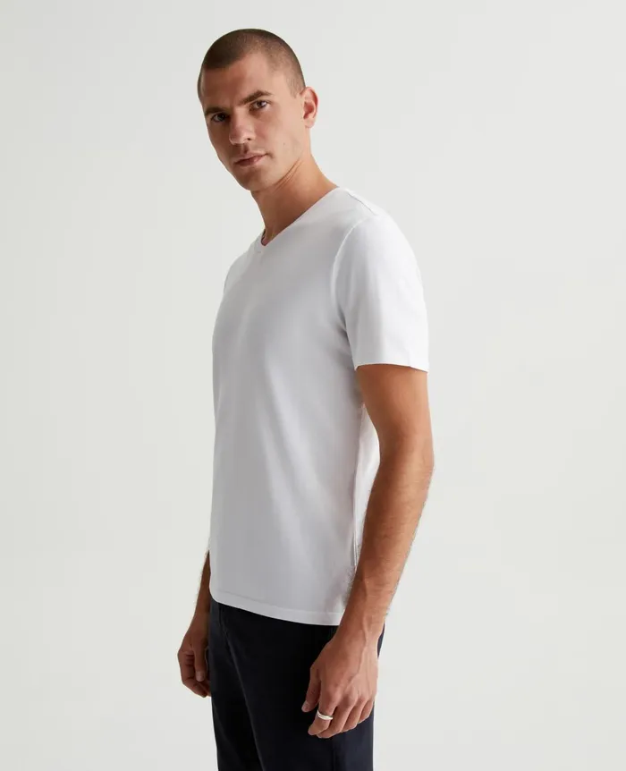 Bryce Vee True White Men AG Jeans Tees Bryce Vee True White Men AG Jeans Tees