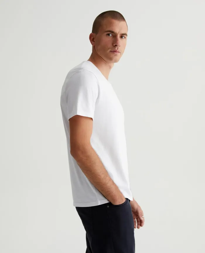 Bryce Vee True White Men AG Jeans Tees Bryce Vee True White Men AG Jeans Tees