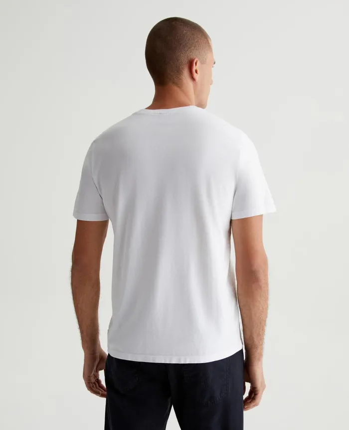 Bryce Vee True White Men AG Jeans Tees Bryce Vee True White Men AG Jeans Tees