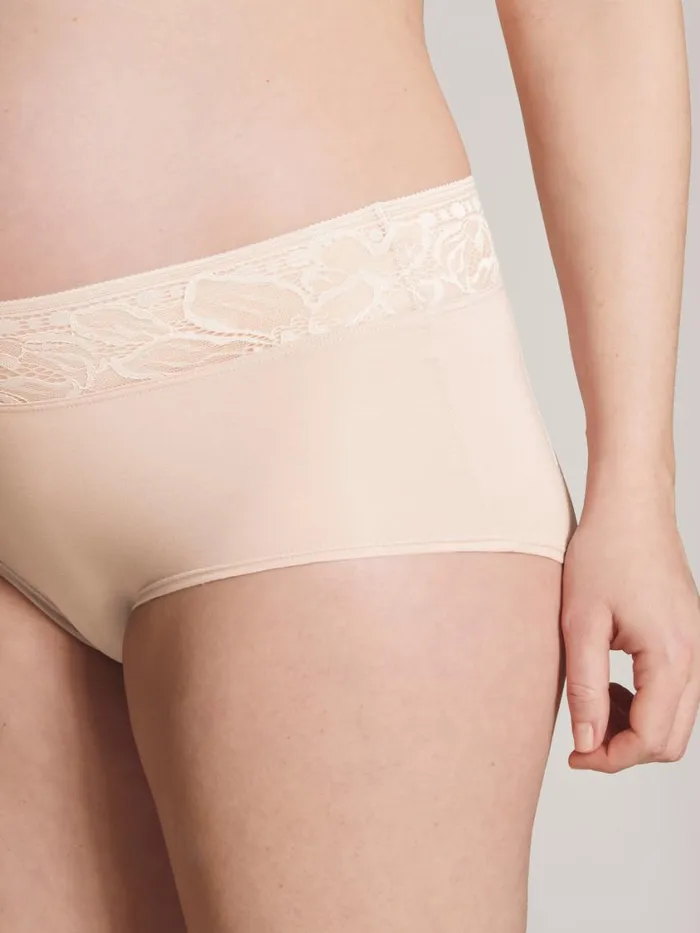 CALIDA Bottoms Women Maternity Panty Regular Cut Cradle To Cradle Certified Lace Parfait Pink