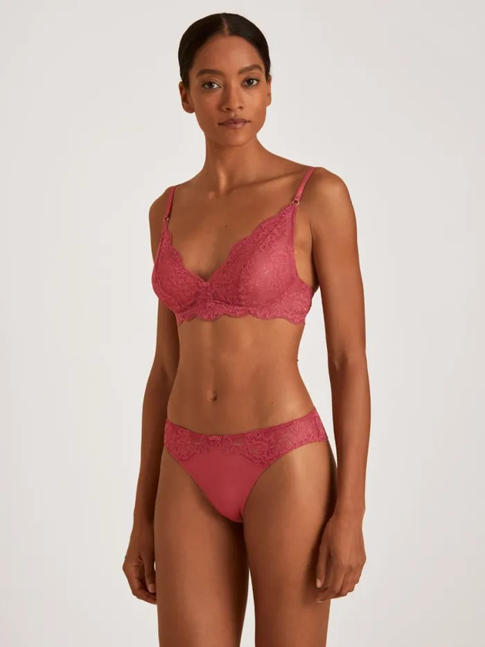 CALIDA Bras Women Soft Bra Pomegranate Red
