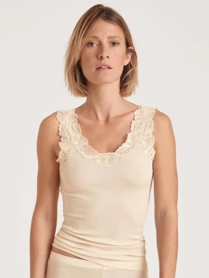 CALIDA Functional Underwear Women Tank Top Light Macadamia