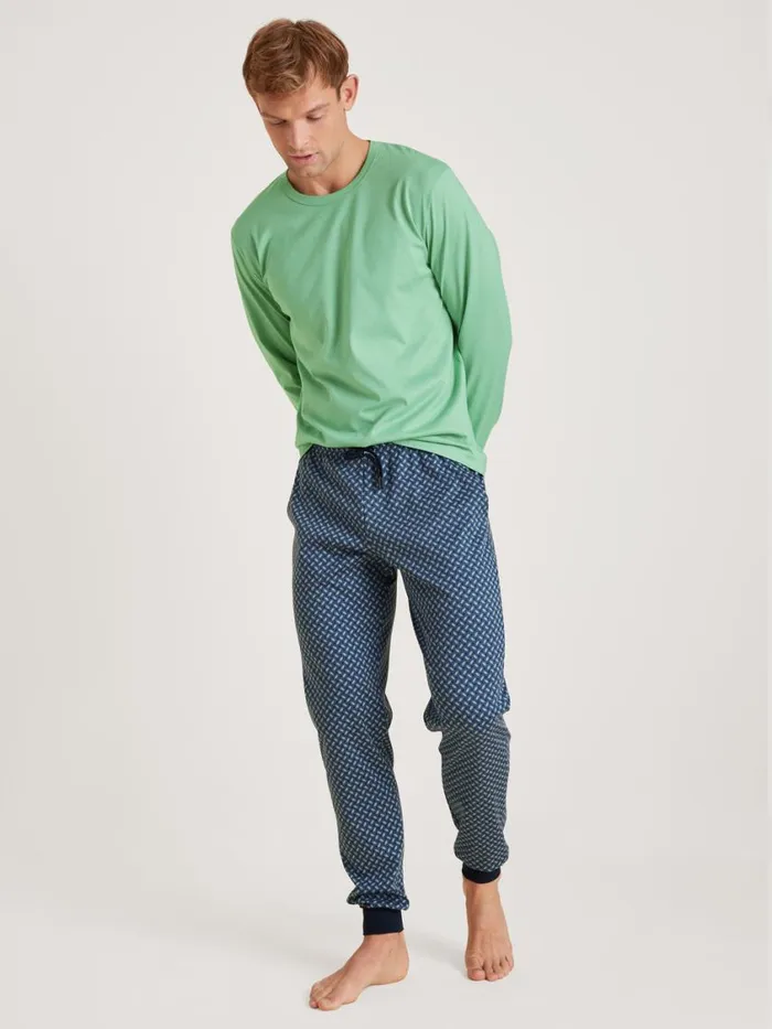 CALIDA Pyjama Pants Men Pants Vintage Indigo