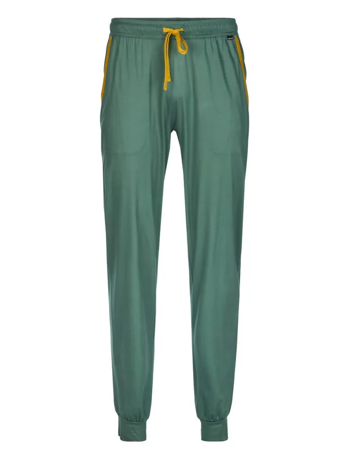 CALIDA Pyjama Pants Men Pants With Cuffs Cradle To Cradle Certified Dark Glen