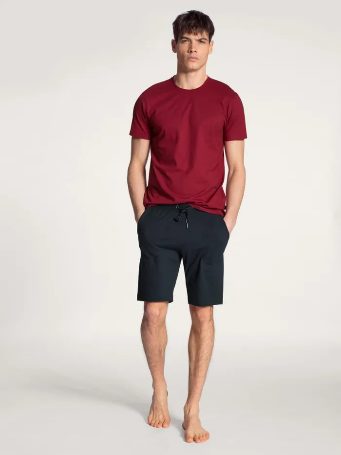 CALIDA Pyjama Tops Men Tshirt Rumba Red