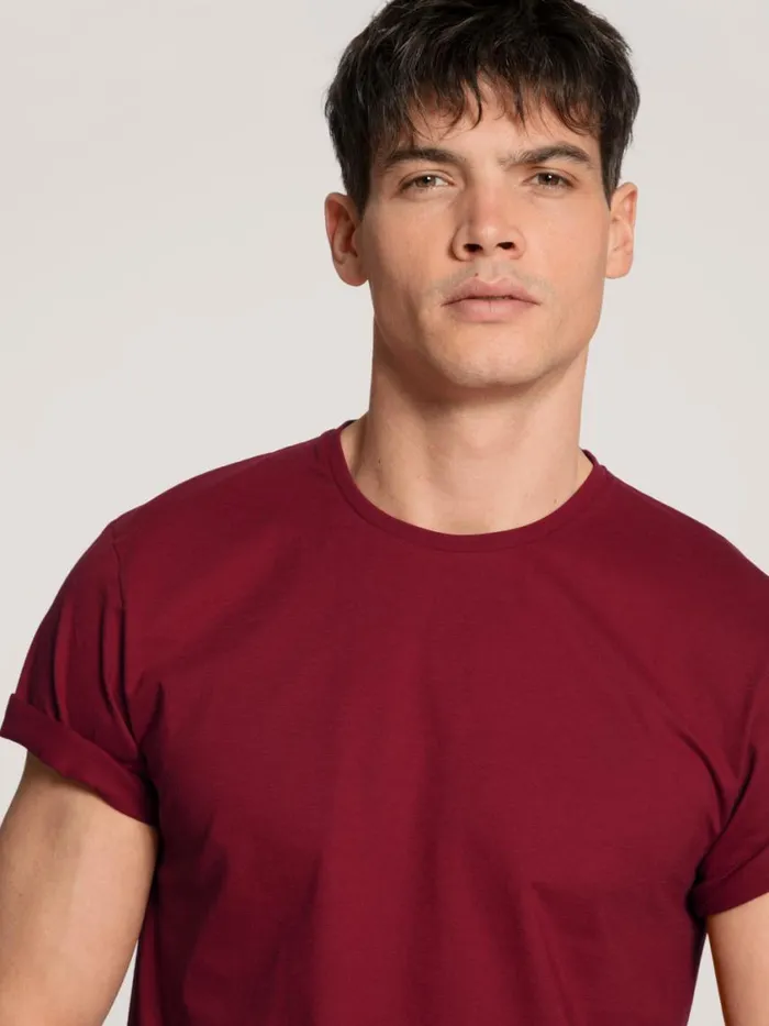 CALIDA Pyjama Tops Men Tshirt Rumba Red