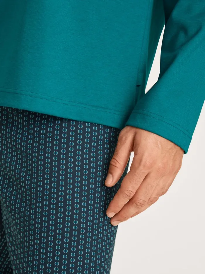 CALIDA Pyjamas Men Pyjama Deep Lagoon Green
