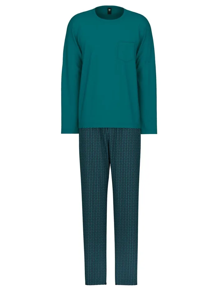 CALIDA Pyjamas Men Pyjama Deep Lagoon Green