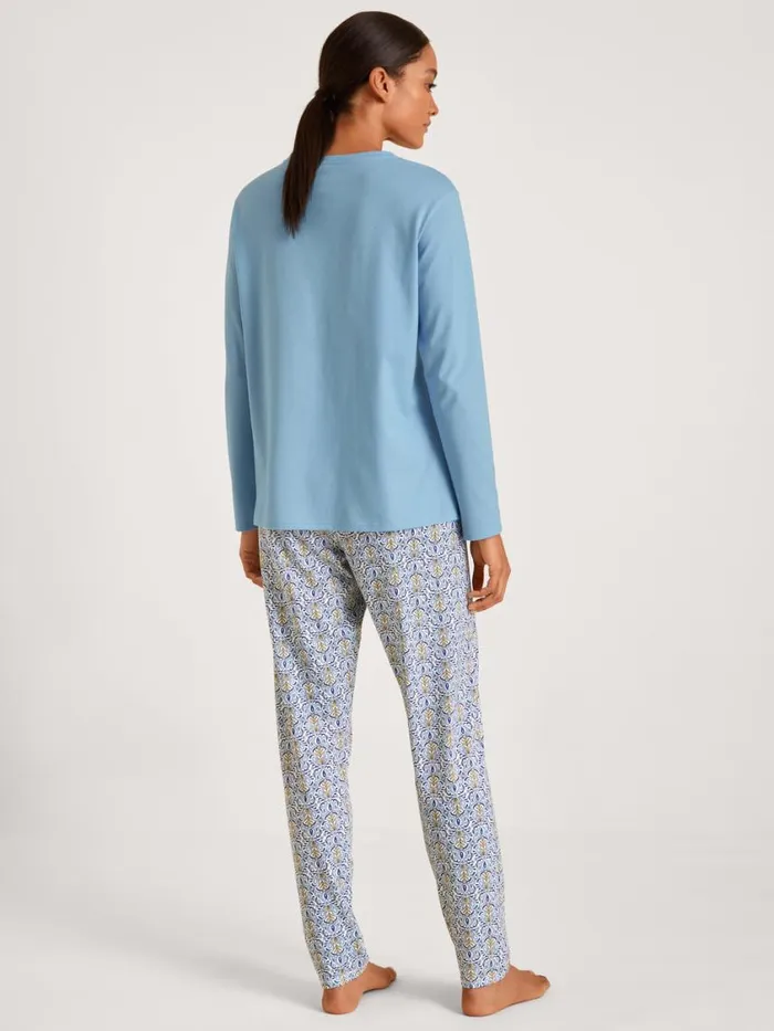 CALIDA Pyjamas Women Pyjama Placid Blue