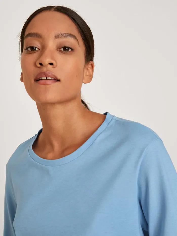 CALIDA Pyjamas Women Pyjama Placid Blue