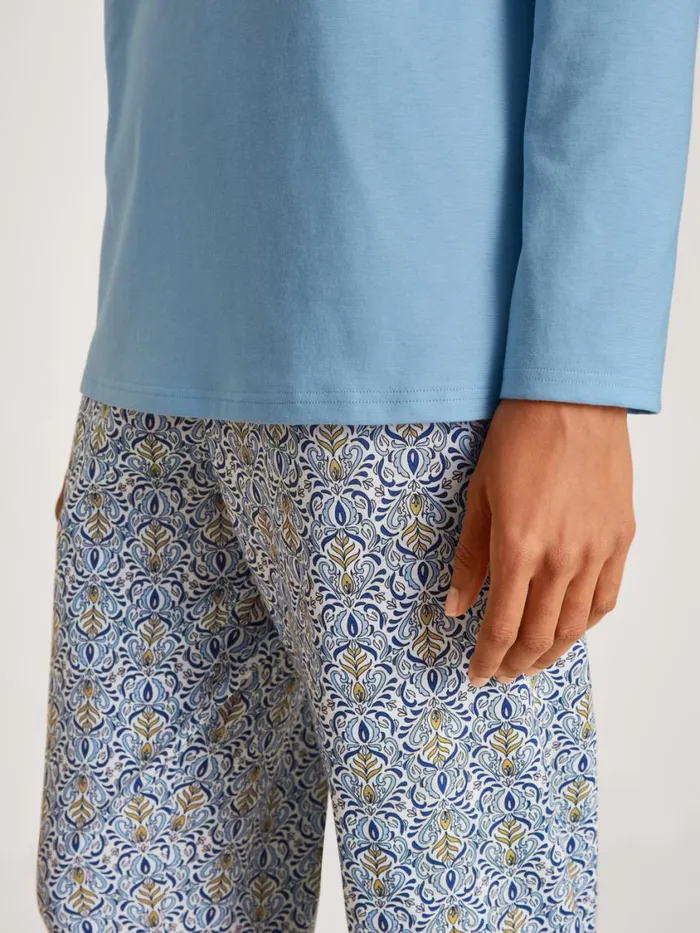 CALIDA Pyjamas Women Pyjama Placid Blue