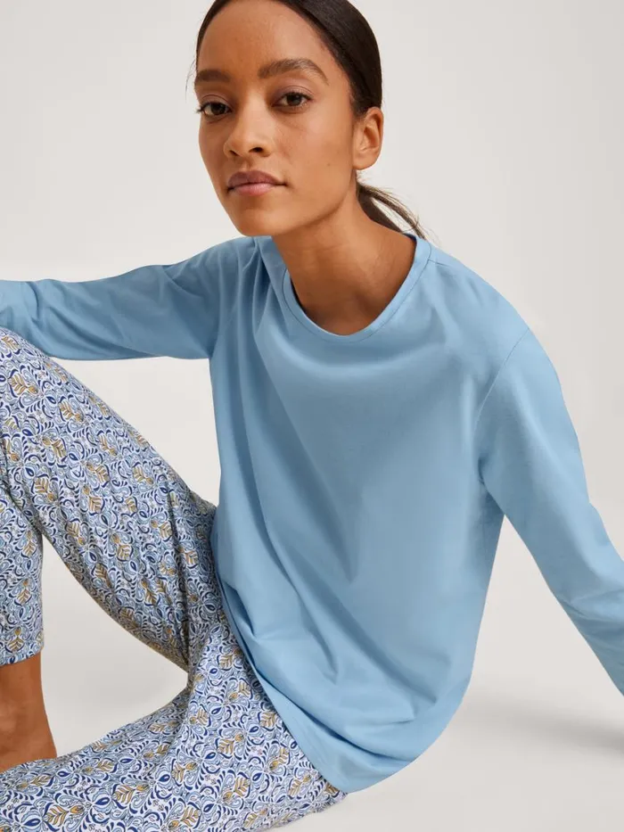 CALIDA Pyjamas Women Pyjama Placid Blue