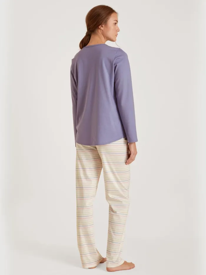 CALIDA Pyjamas Women Pyjama Provence Blue