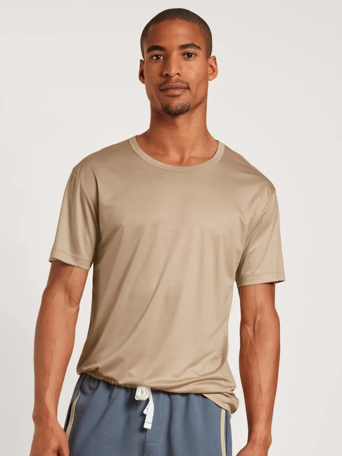 CALIDA Shirts Men Tshirt Cradle To Cradle Certified Irish Cream