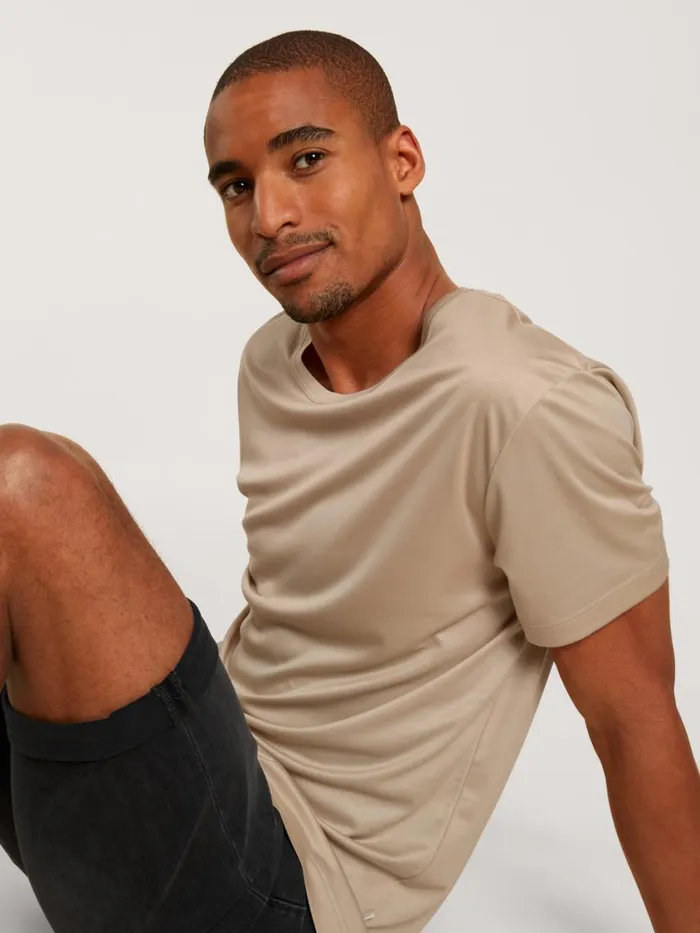 CALIDA Shirts Men Tshirt Cradle To Cradle Certified Irish Cream