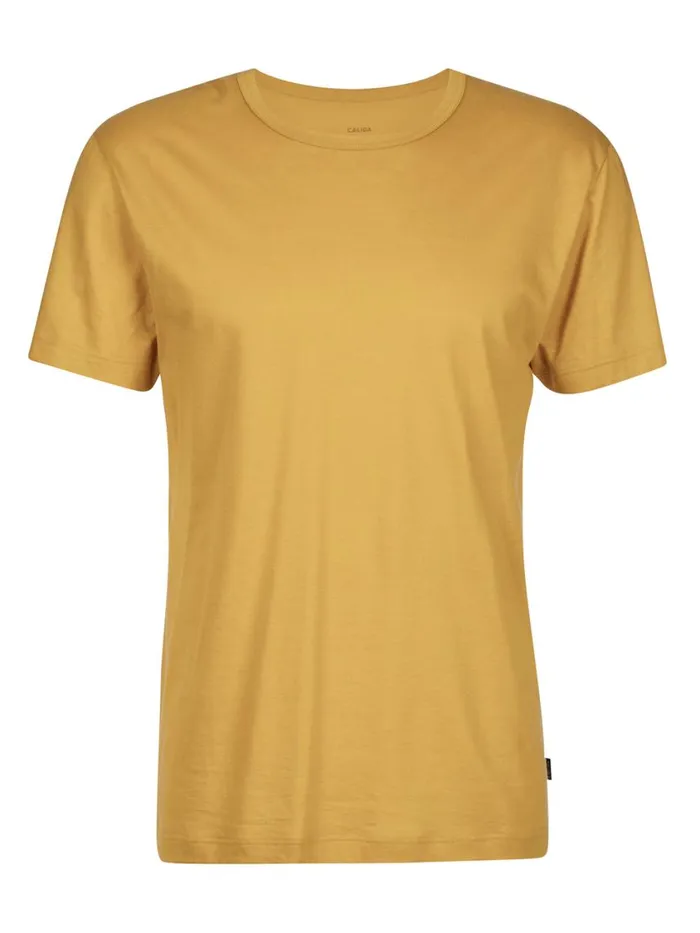 CALIDA Shirts Men Tshirt Cradle To Cradle Certified Sautere Yellow