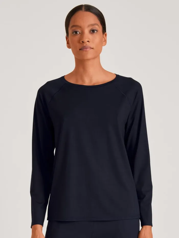 CALIDA Show All Women Shirt Longsleeve Dark Lapis Blue
