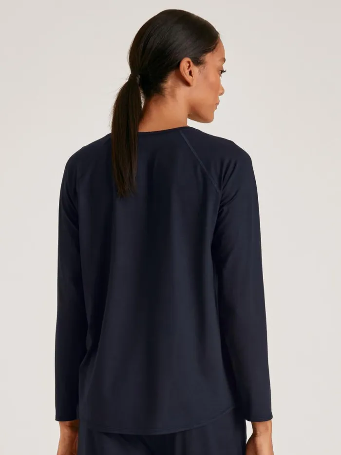 CALIDA Show All Women Shirt Longsleeve Dark Lapis Blue