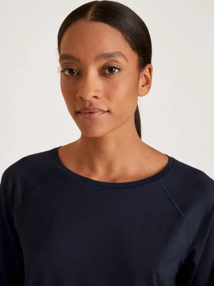 CALIDA Show All Women Shirt Longsleeve Dark Lapis Blue