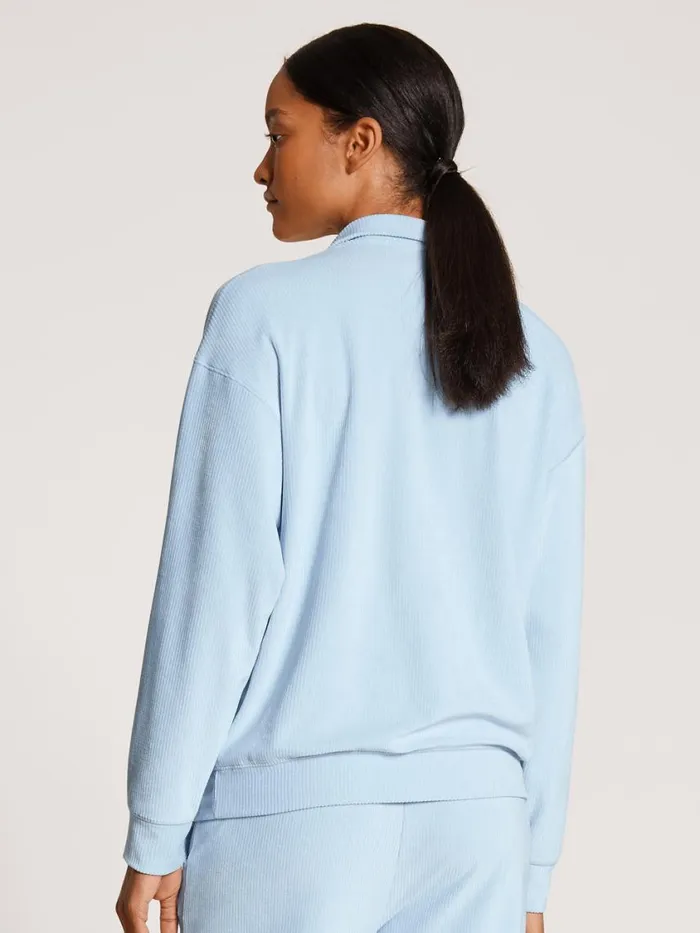 CALIDA Sweatshirts and Jackets Women Pullover Cerulean Blue