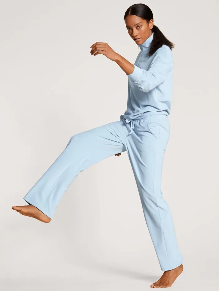 CALIDA Sweatshirts and Jackets Women Pullover Cerulean Blue