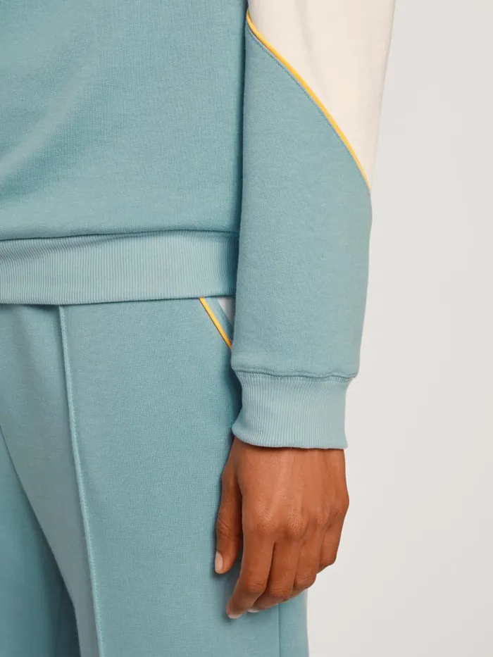 CALIDA Sweatshirts and Jackets Women Sweatshirt Cradle To Cradle Certified Blue Satin