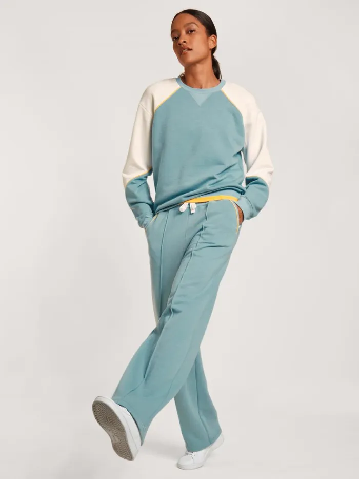 CALIDA Sweatshirts and Jackets Women Sweatshirt Cradle To Cradle Certified Blue Satin
