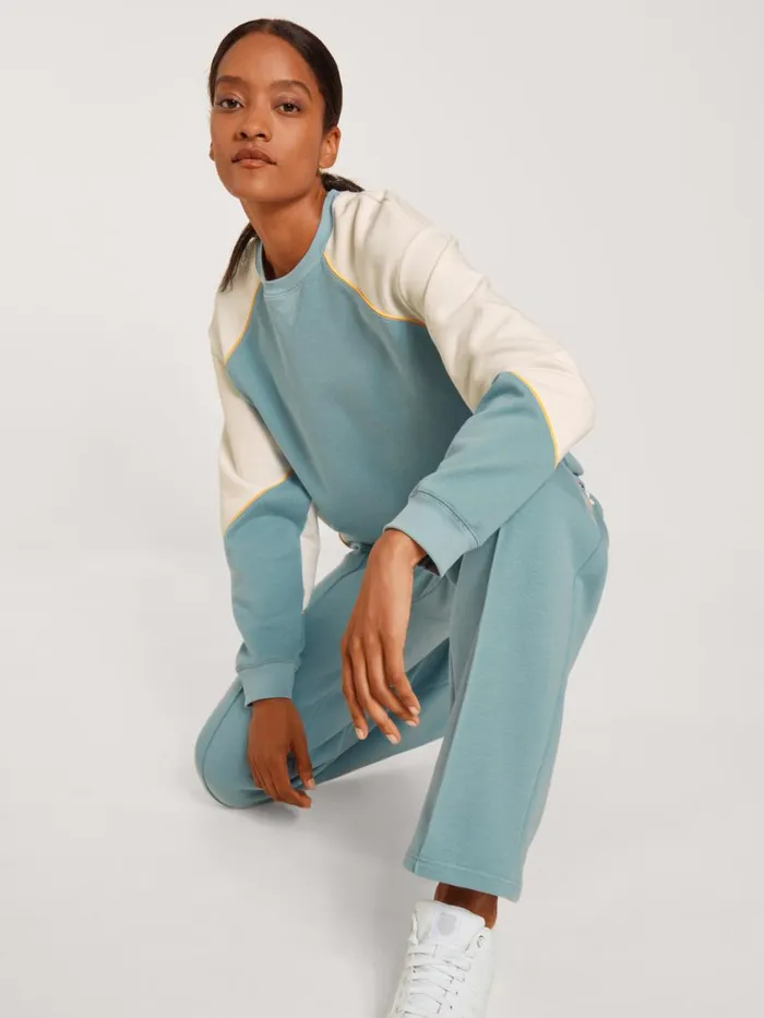 CALIDA Sweatshirts and Jackets Women Sweatshirt Cradle To Cradle Certified Blue Satin