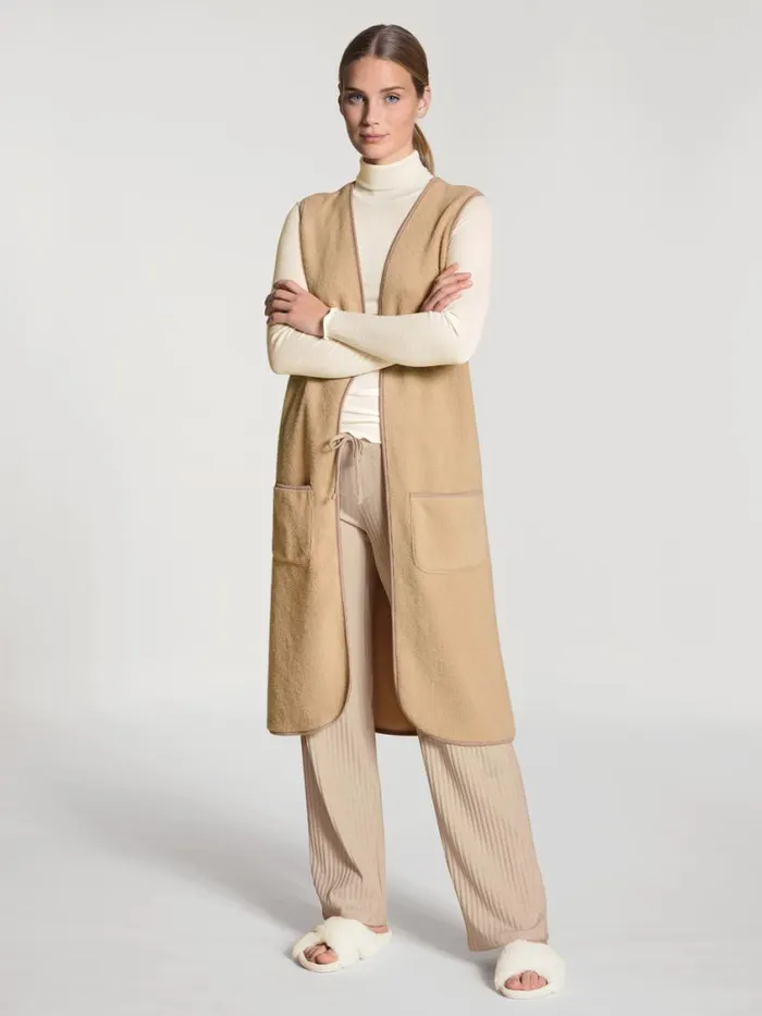 CALIDA Sweatshirts and Jackets Women Vest Honey Gold