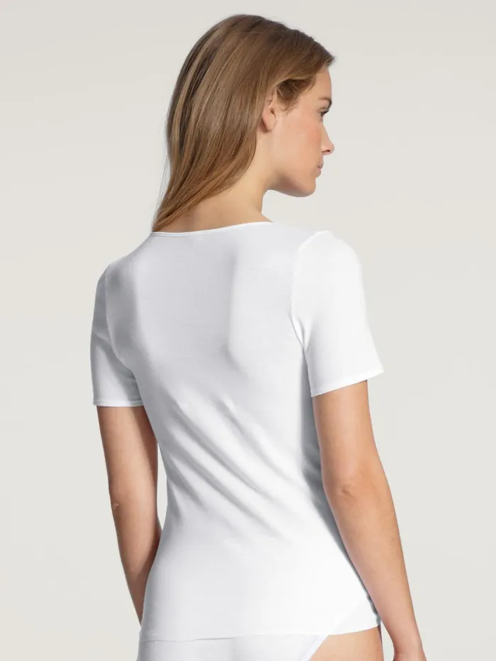 CALIDA Tops Women Shirt Short Sleeve Weiss