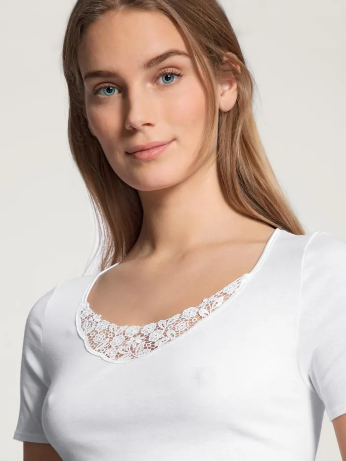 CALIDA Tops Women Shirt Short Sleeve Weiss