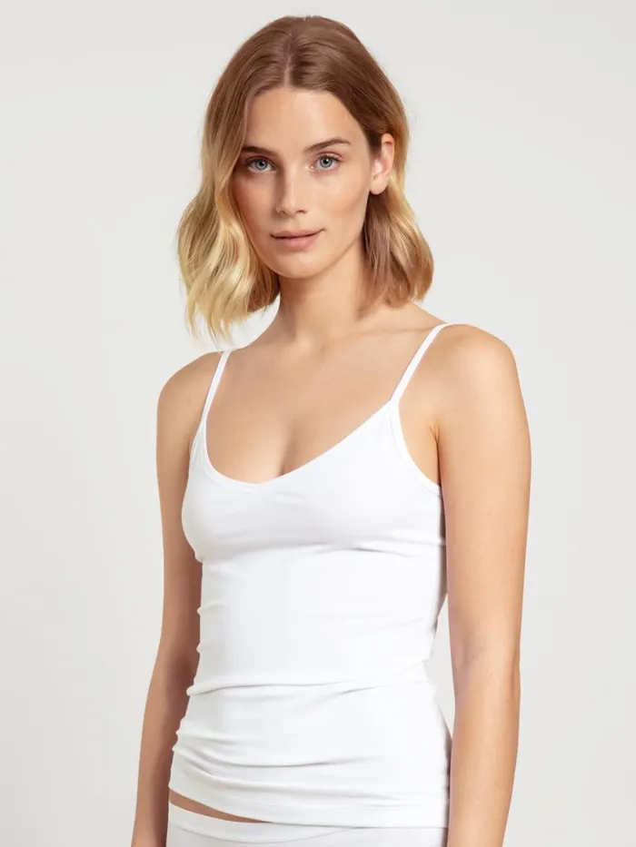 CALIDA Tops Women Spaghetti Top Pack Of 2 Weiss