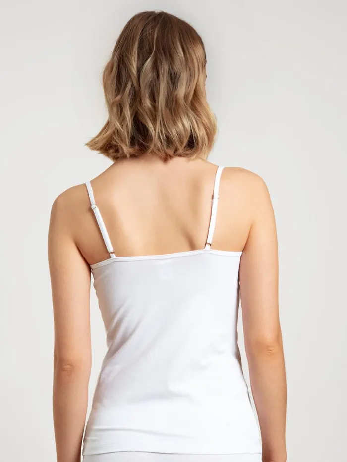 CALIDA Tops Women Spaghetti Top Pack Of 2 Weiss