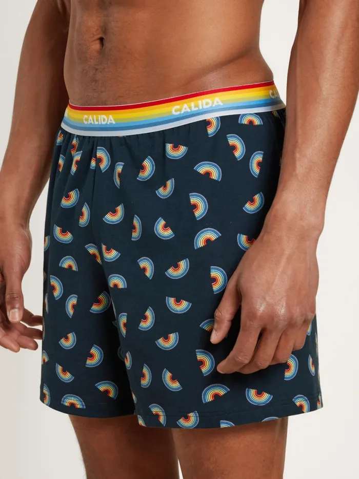 CALIDA Underpants Men Boxer Shorts Blue Night