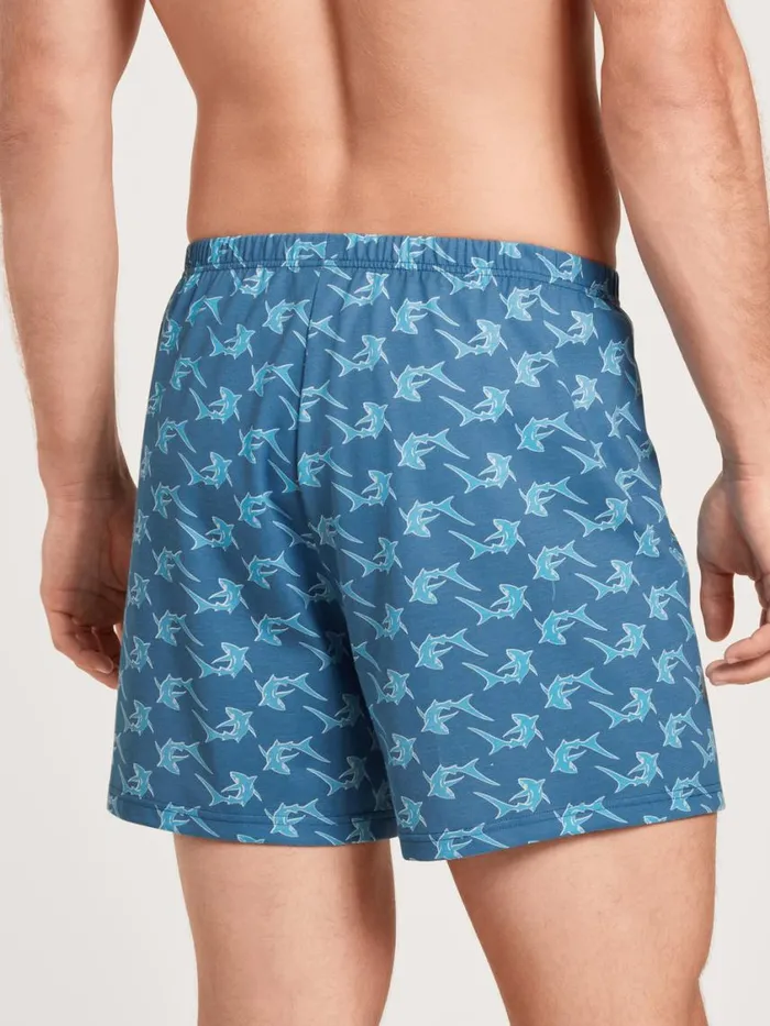 CALIDA Underpants Men Boxer Shorts Indian Blue