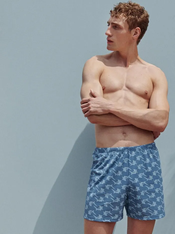 CALIDA Underpants Men Boxer Shorts Indian Blue