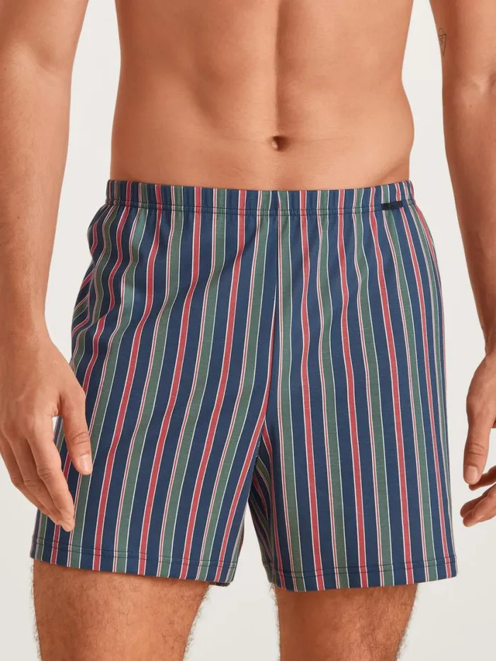 CALIDA Underpants Men Boxer Shorts Saragossa Blue Print